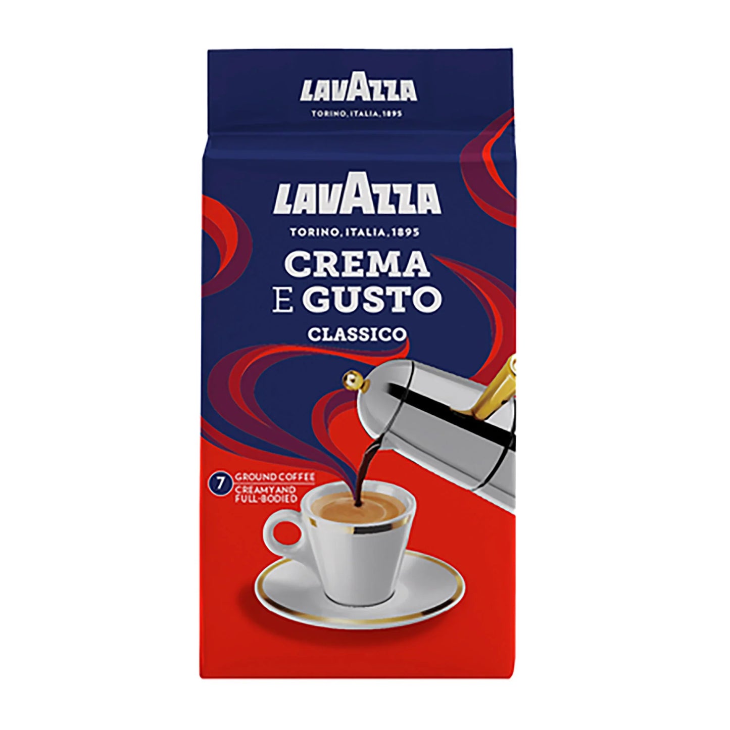 Café moulu Lavazza Crema e Gusto (250g) - Castel Expresso