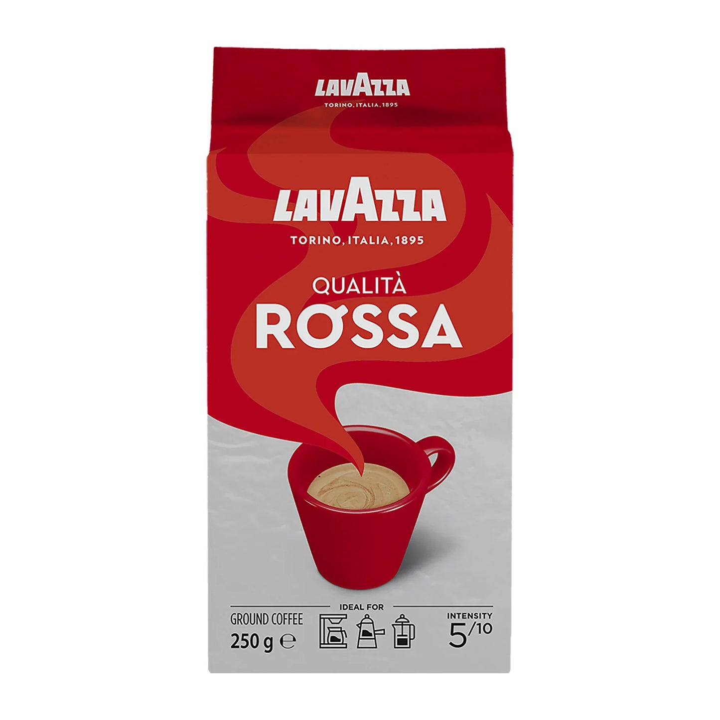 Café moulu Lavazza Qualità Rossa (250g) - Castel Expresso