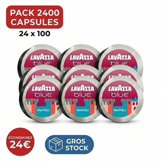 Pack de 2 400 capsules Lavazza Blue Napoli