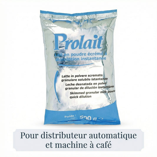 PACK 20 x 500g - Lait Écrémé en Poudre PROLAIT (10kg total)
