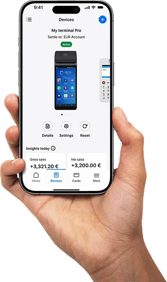 Suivi des ventes d'un distributeur automatique en temps réel dans l'application myPOS