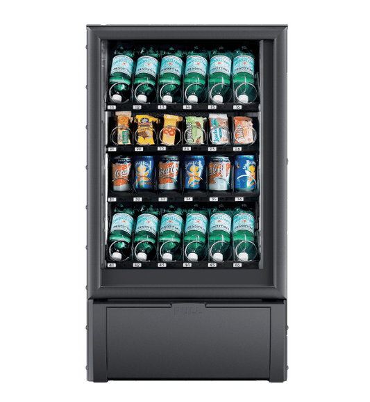 Distributeur de snacks et boissons Necta Gusto 6 Mini, vue de face