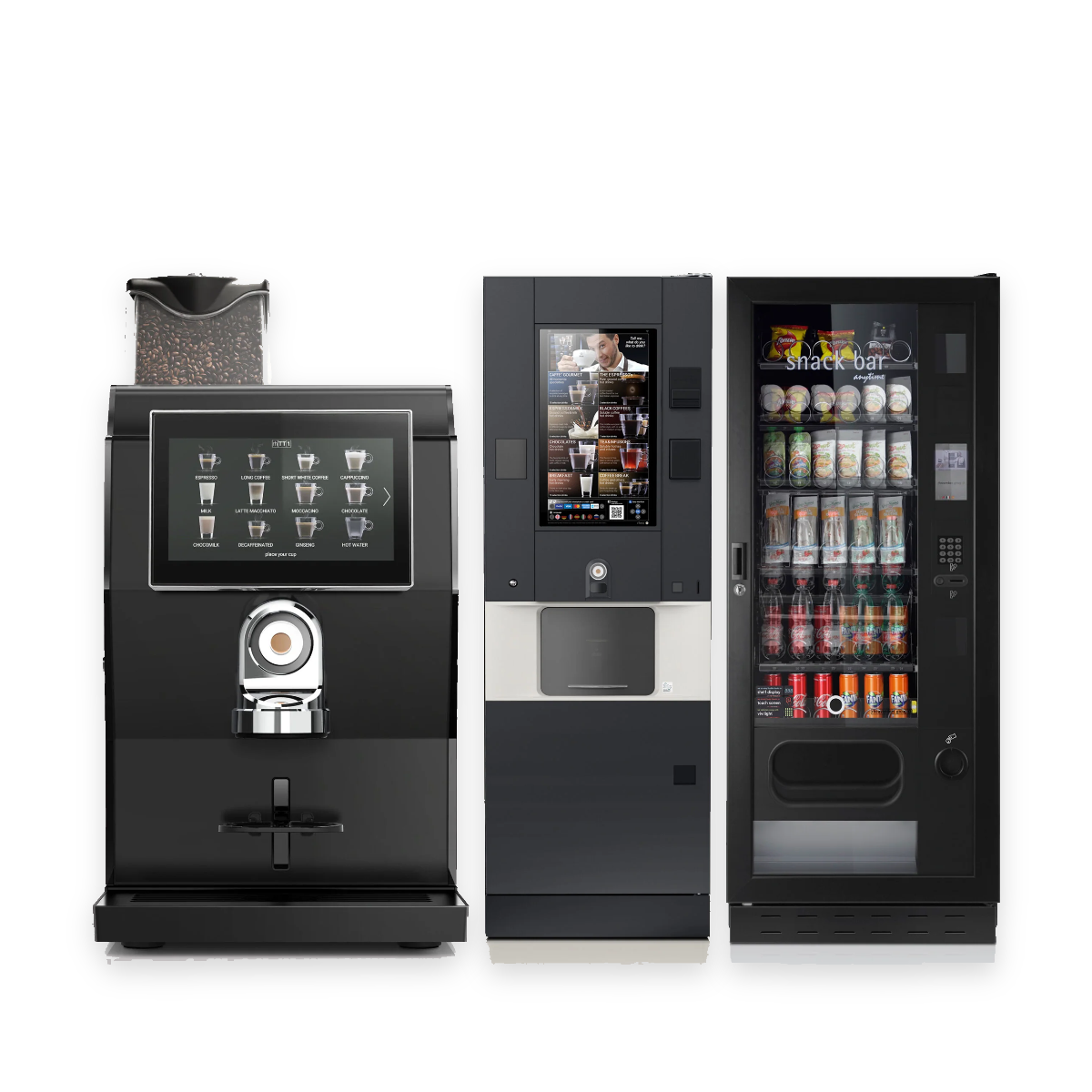 Distributeurs automatiques et machines à café Rhea