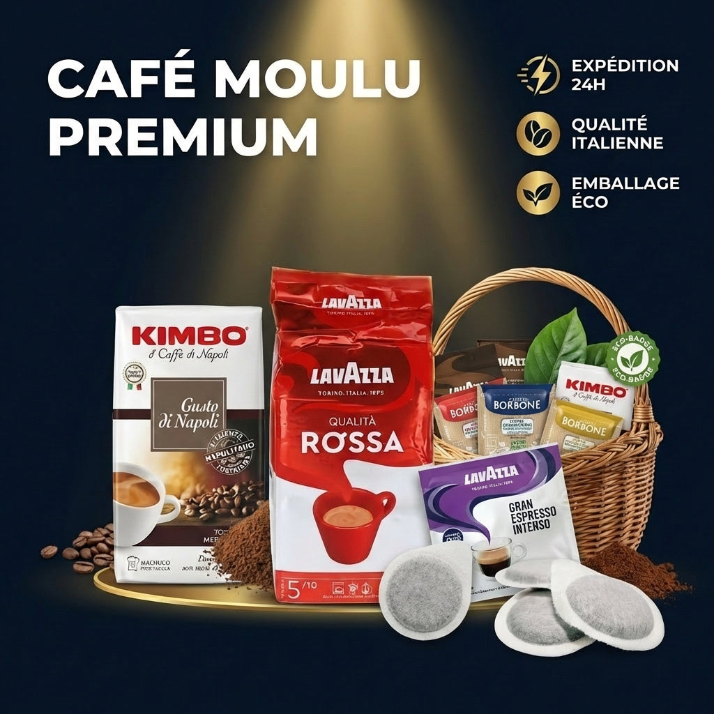 Café Italien Moulu & Dosettes ESE Bio
