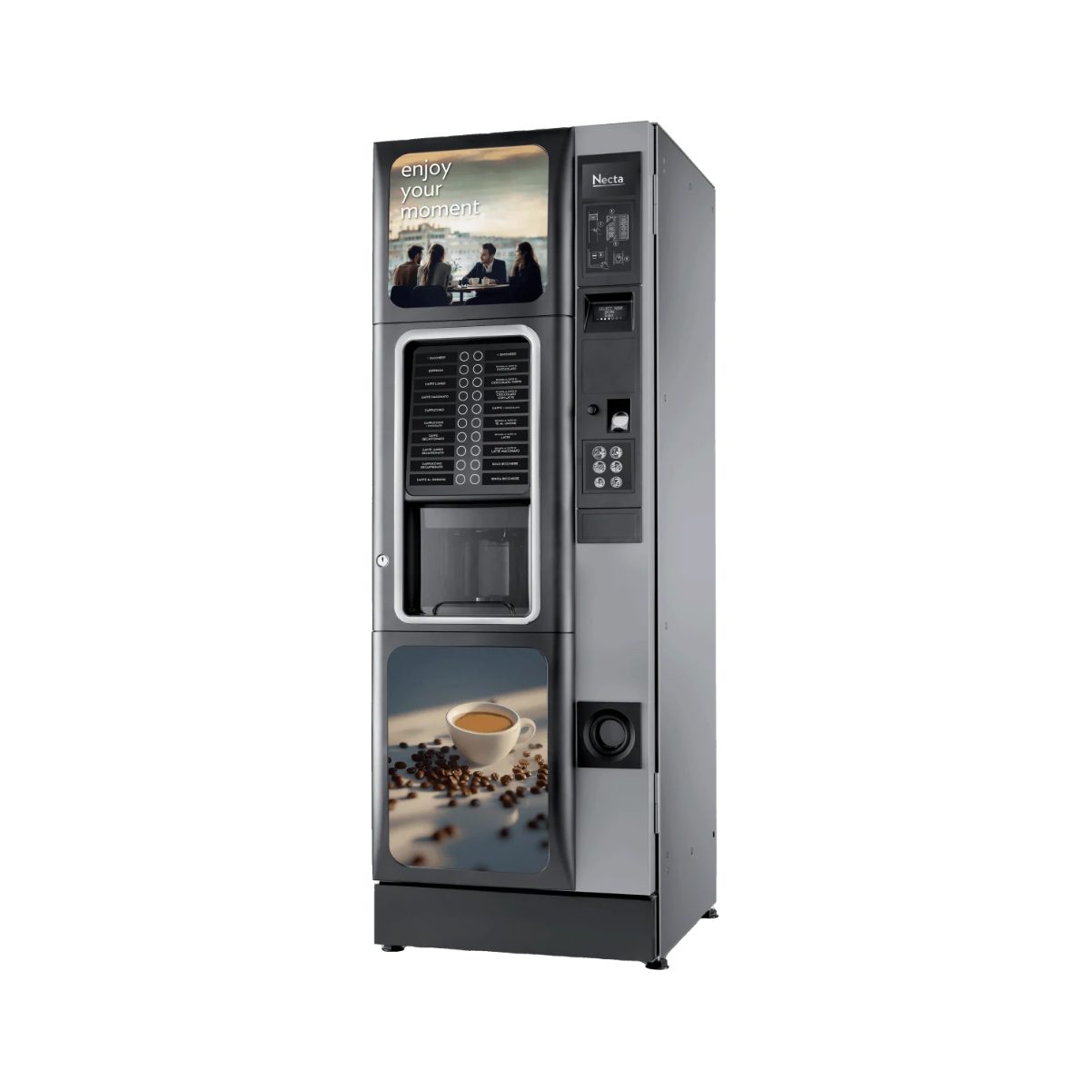 Distributeurs automatiques de boissons et snacks