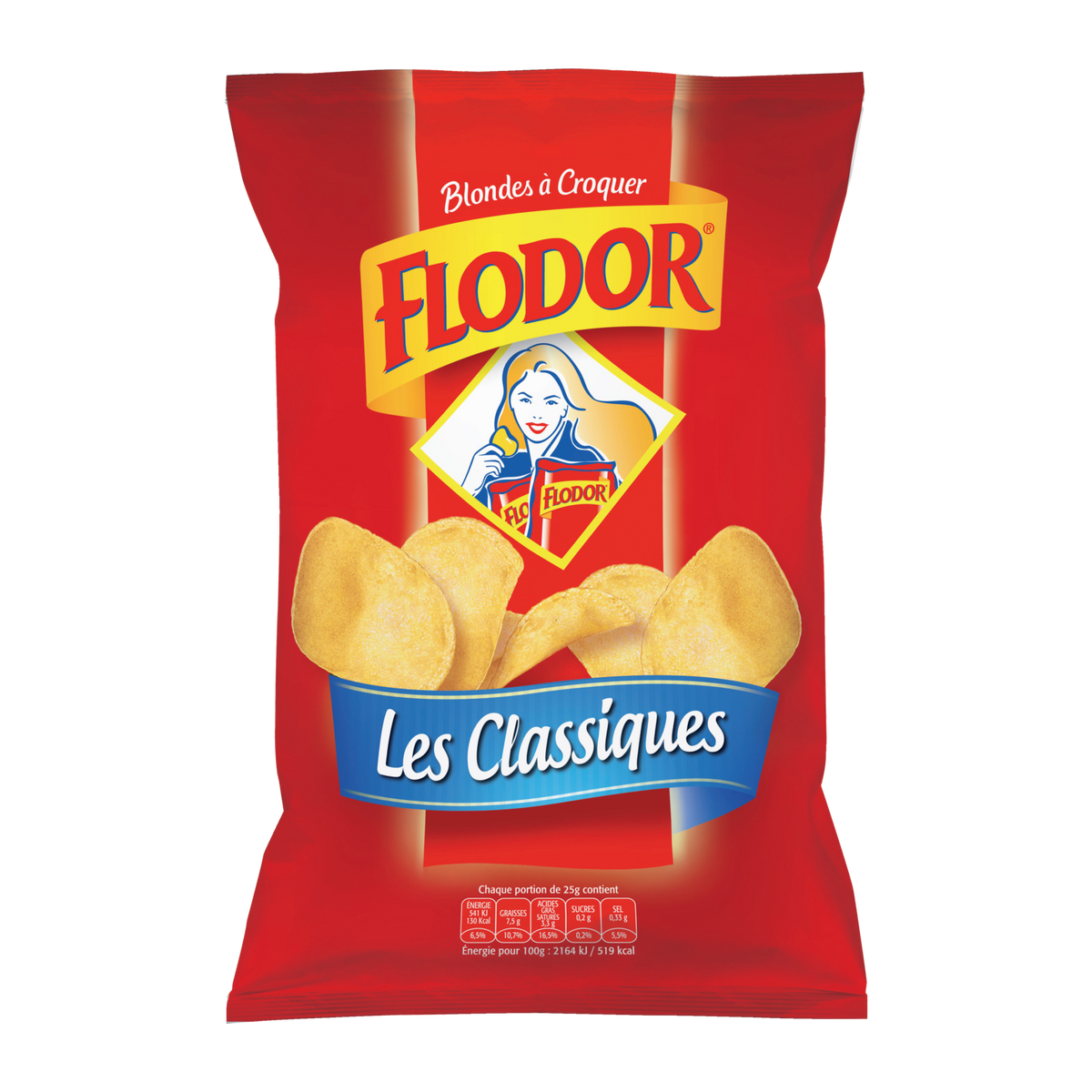 Chips Flodor sel nature 30 g