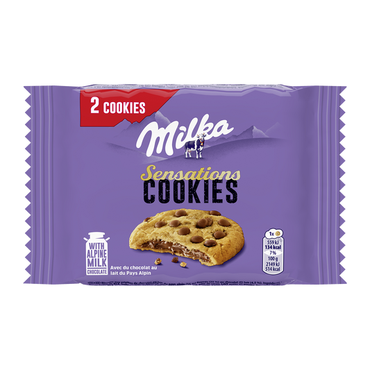 Cookies Milka pépites de chocolat 52 g