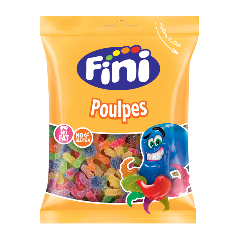 Bonbons Fini poulpes fizz 90 g