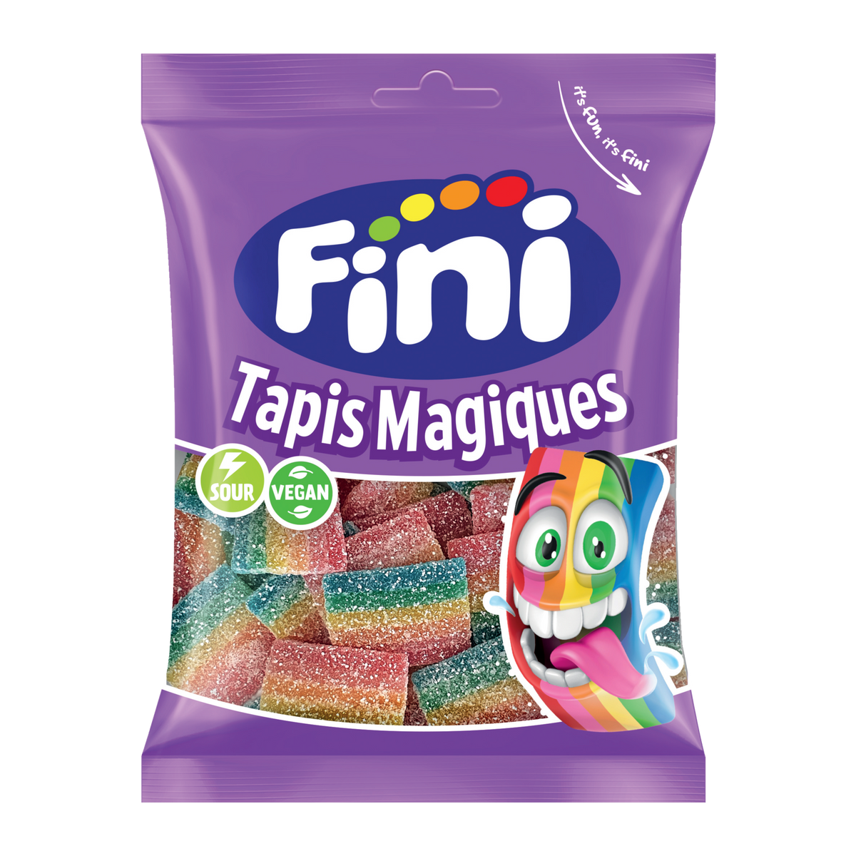 Bonbons Fini tapis magique fizz 90 g