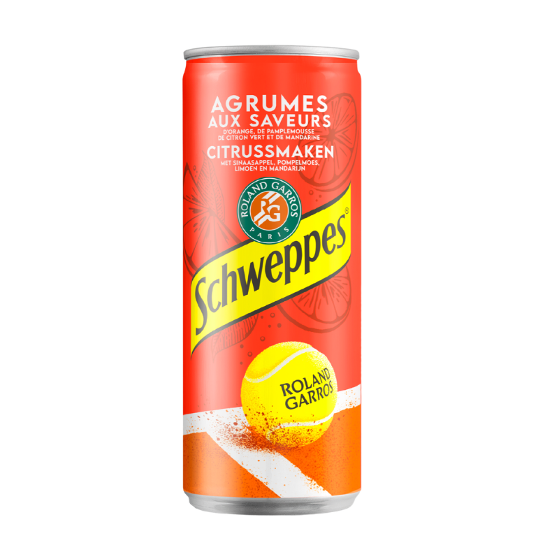 Schweppes Agrum' canette slim 33 cl