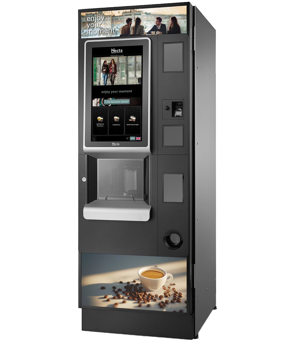 Distributeur automatique Necta Barista 500 Pro Touch Expresso, vue de face