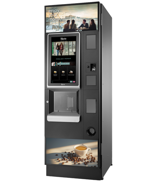 Distributeur automatique Necta Barista 600 Pro Touch Expresso, vue de face