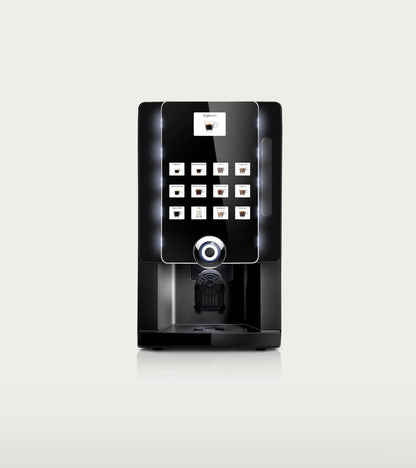 Machine à café professionnelle Rhea eC Business Line instantanée autonome, vue de face
