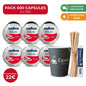 Pack 600 capsules Lavazza Blue Intenso + accessoires