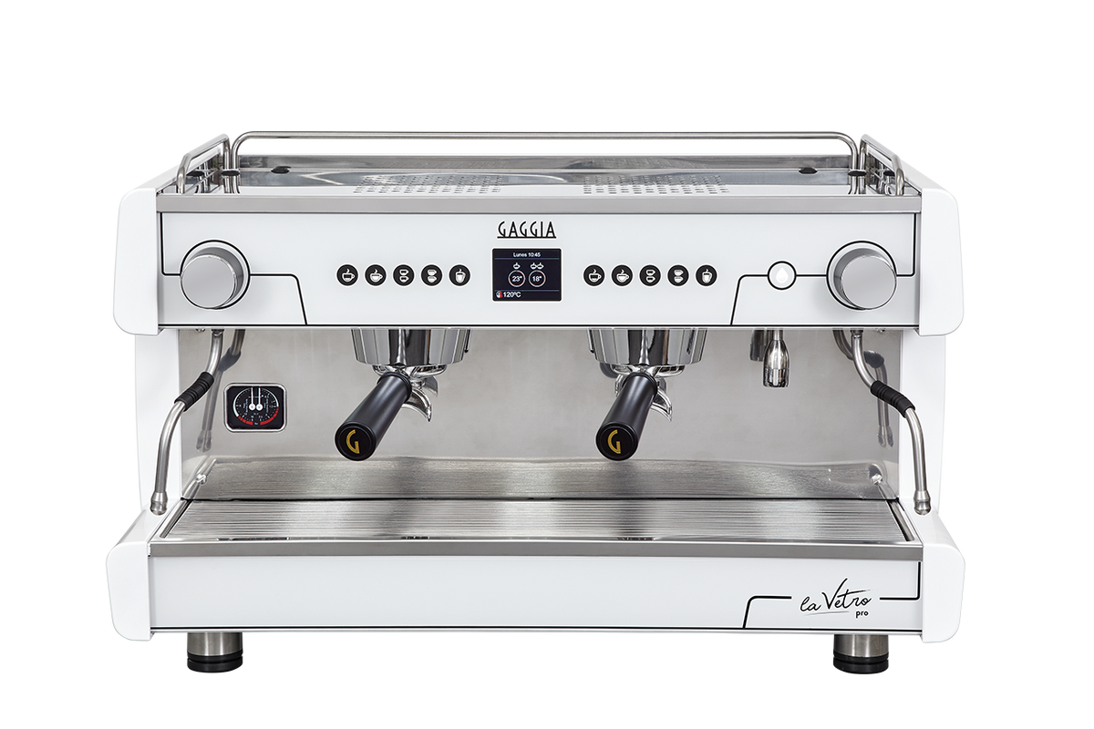 Gaggia La Vetro Pro 2 groupes vue de face