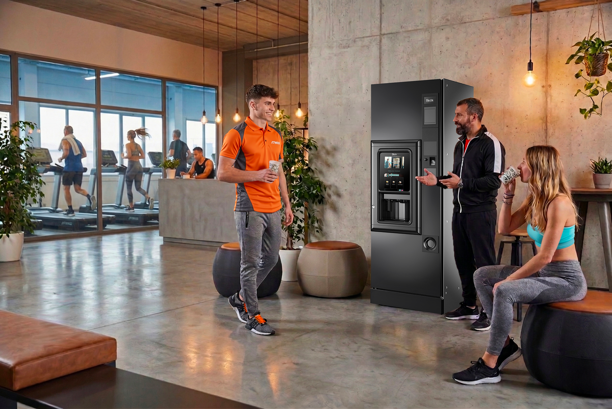 Necta Barista 600 Classic Touch : ecran tactile 13,3 pouces Full HD en situation