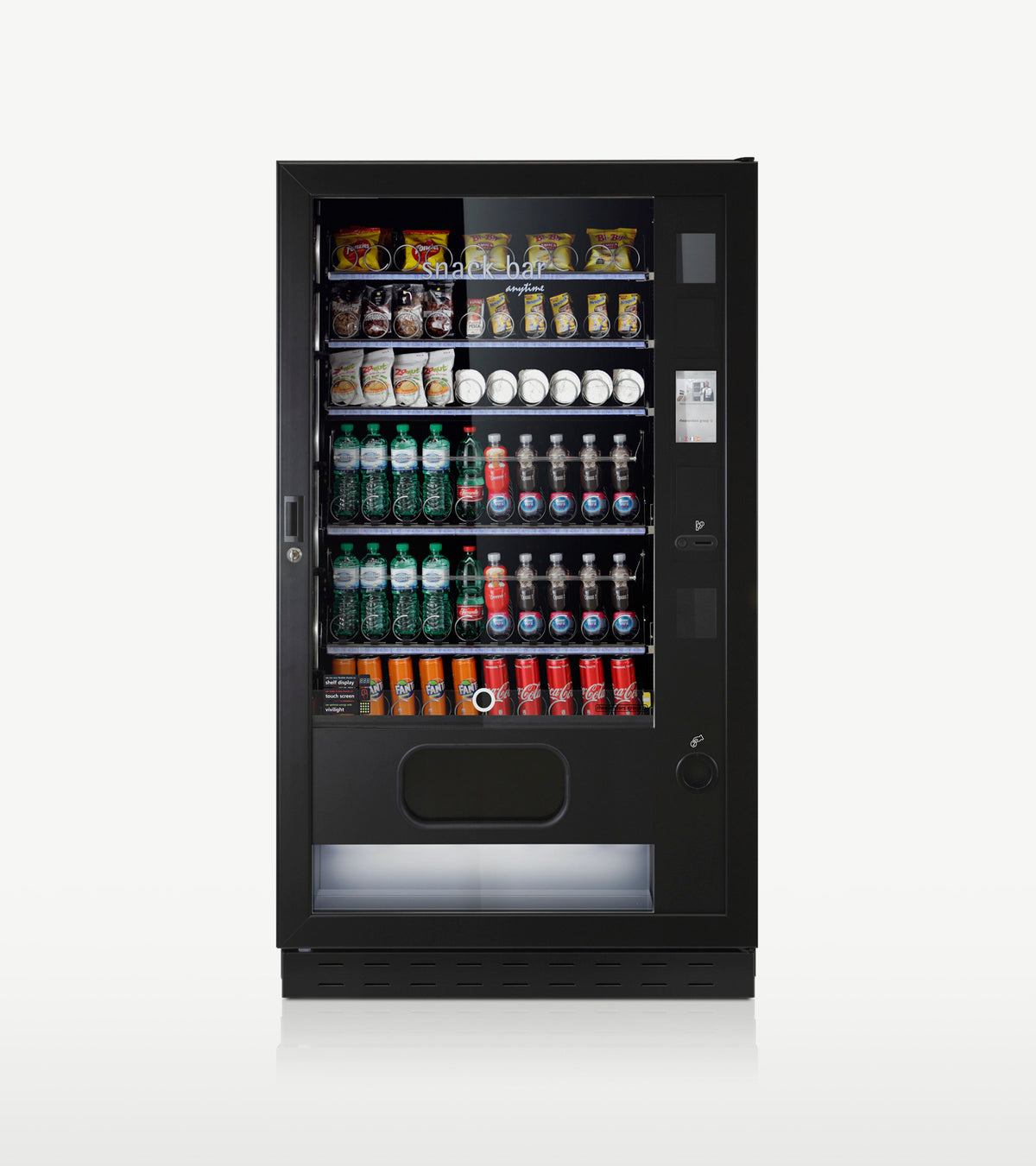 Distributeur automatique de snacks Rhea Snack Saphirh 10/6/55 Touch, vue de face