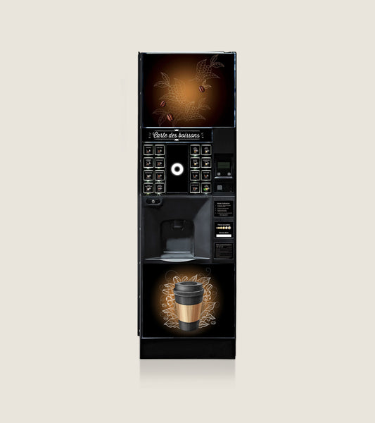 Distributeur automatique Rhea X1 Milano Instantané, vue de face