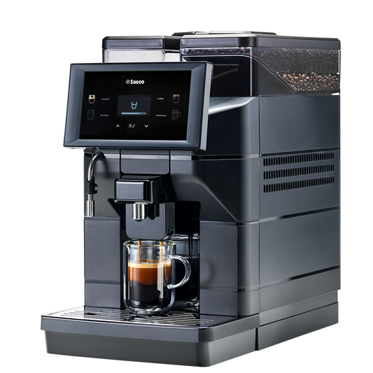 Machine à café en grains professionnelle Saeco Aurora B2, vue de face