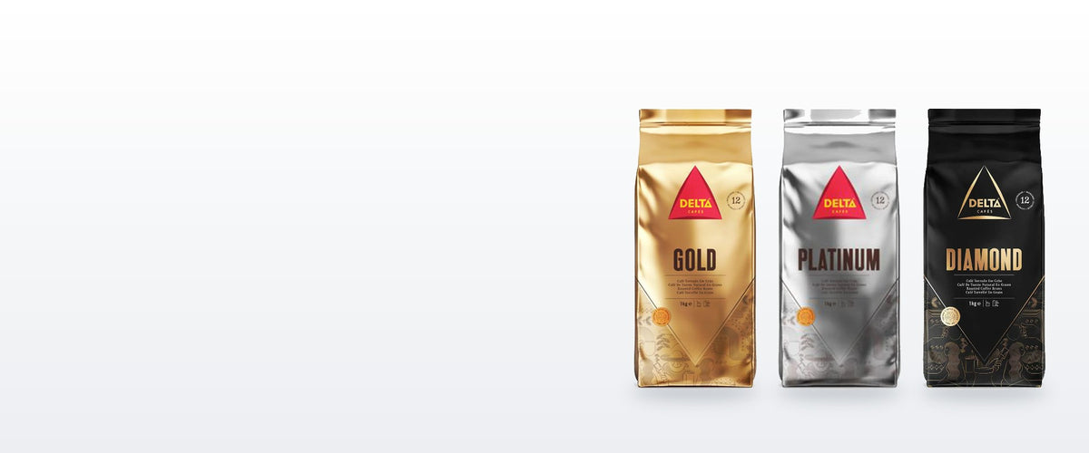 Café en grains Delta en gros — Gold, Platinum, Diamond