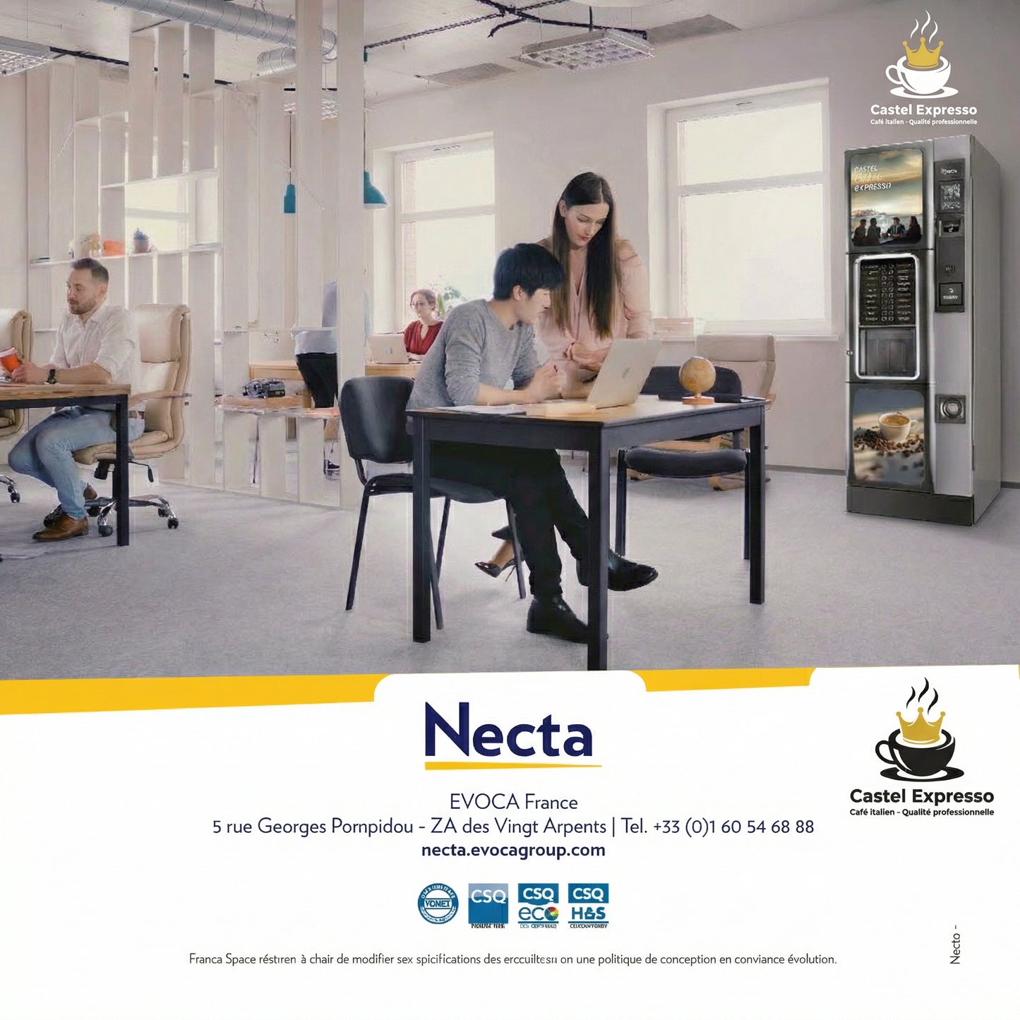 Distributeur Automatique Necta Barista 600