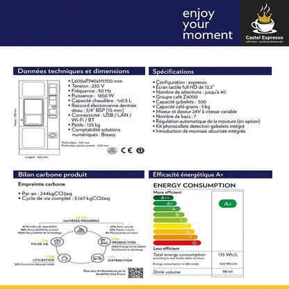 NECTA BARISTA 500 TOUCH