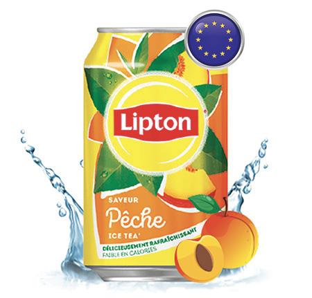 Lipton Ice Tea pêche canette classique 33 cl
