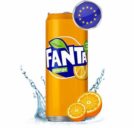 Fanta Orange canette slim 33 cl