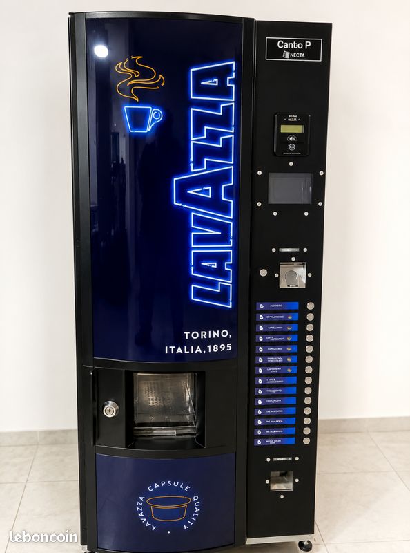 Distributeur Automatique Blindé Necta Concerto P – Version Lavazza Blue (Neuf)