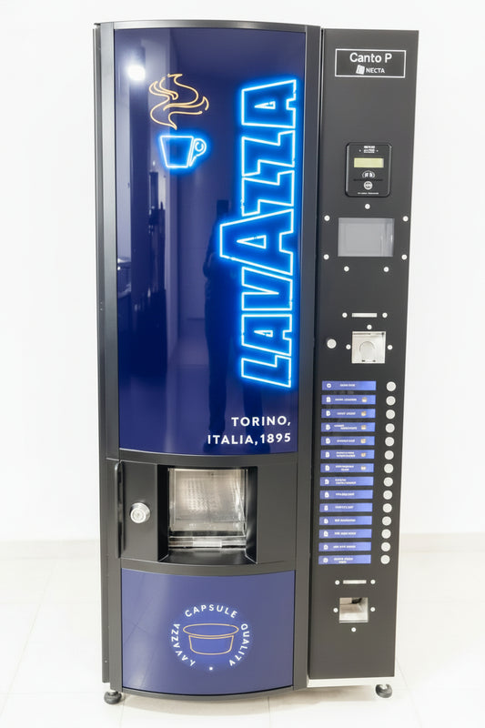 Distributeur Automatique Blindé Necta Concerto P – Version Lavazza Blue (Neuf)