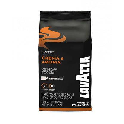 Lavazza Crema Aroma Expert – Café en Grains (1 kg) - Castel Expresso