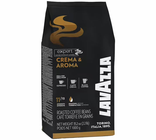 Café en grains Lavazza Crema & Aroma Expert - Palette Complète de 396 kg (66 Cartons)