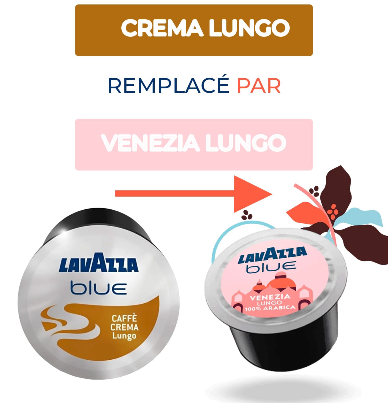 Lavazza Blue Venezia Lungo 1800 Capsules (18 x 100) - Prix Professionnel