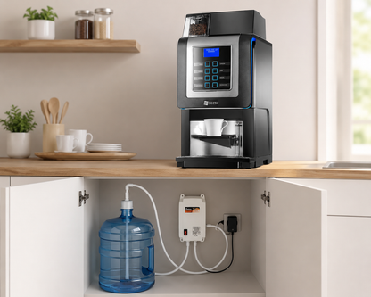 Kit d'alimentation autonome avec pompe et bidon 20 L pour machine à café professionnelle