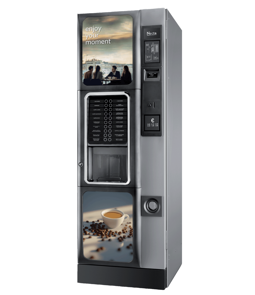 Distributeur automatique Necta Barista 600 Expresso, vue de face