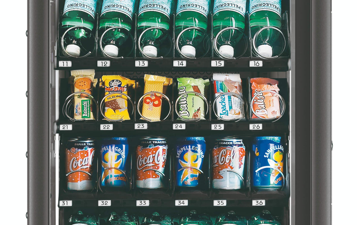 Necta Gusto 6 Mini, plateaux de snacks et boissons fraîches