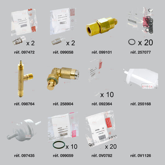 Pièces du kit révision hydraulique Espresso Fresh Brew Necta Krea Espresso