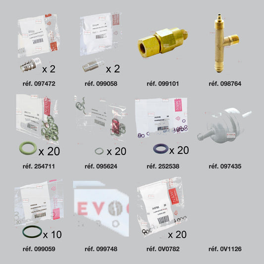 Pièces du kit révision hydraulique version Chine Necta Krea Espresso