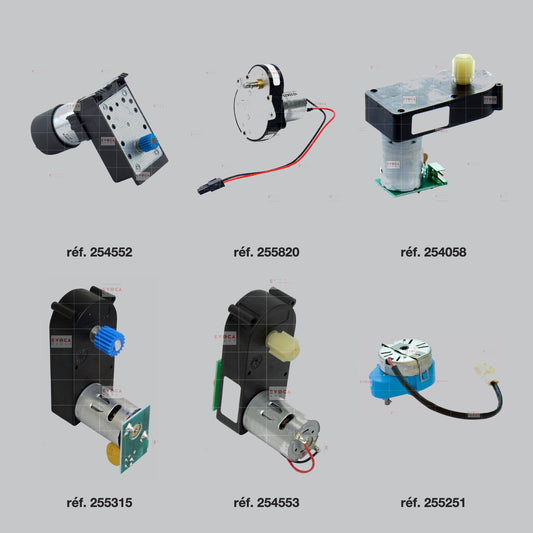 Pièces du kit moteurs 50 000 consommations Necta Barista 600 Pro Touch
