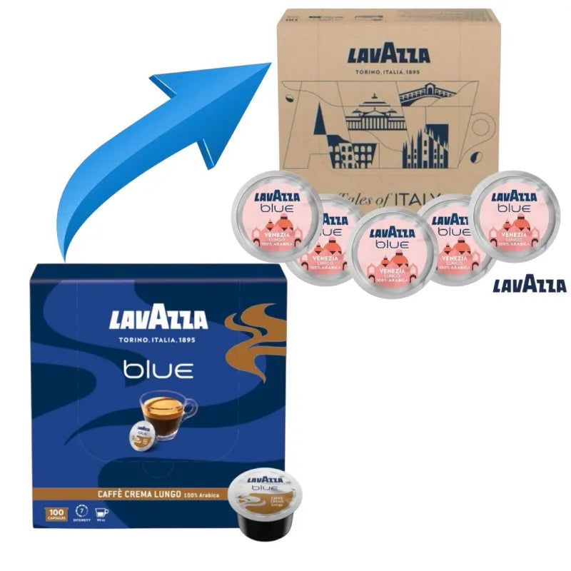 Lavazza Blue Venezia Lungo 1800 Capsules (18 x 100) - Prix Professionnel