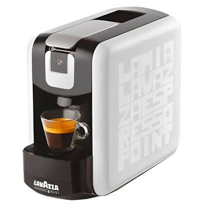 LOT MACHINE LAVAZZA EP MINI BLANCHE + 100 CAPSULES ESPRESSO POINT OFFERTES