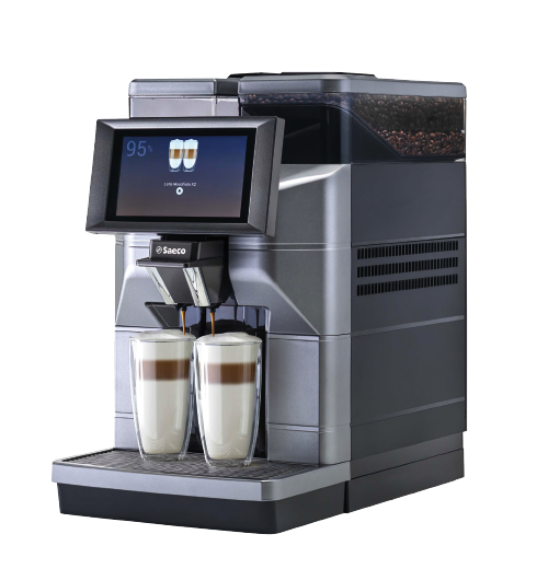 Machine à café en grains Saeco Magic M2+ raccordable au réseau d'eau, vue de face