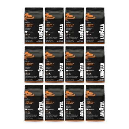 Pack 12 kg Lavazza Crema e Aroma Expert : 12 sachets de 1 kg