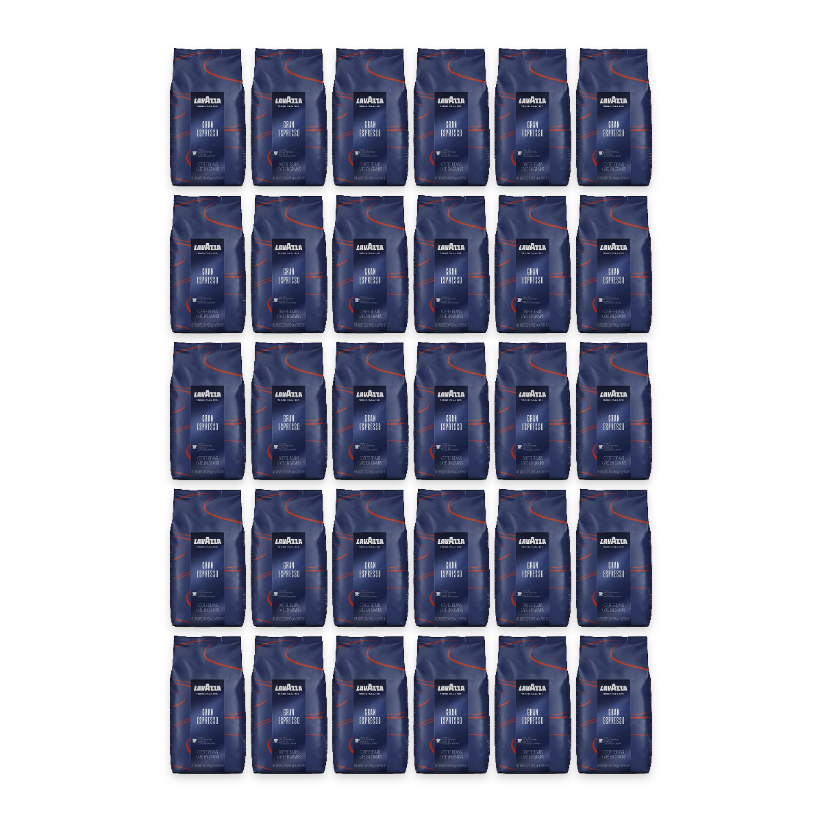 Pack 30 kg Lavazza Gran Espresso : 30 sachets de 1 kg