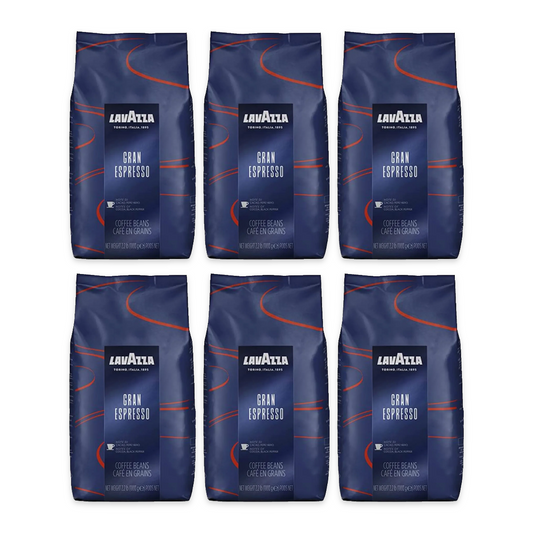 Pack 6 kg Lavazza Gran Espresso : 6 sachets de 1 kg