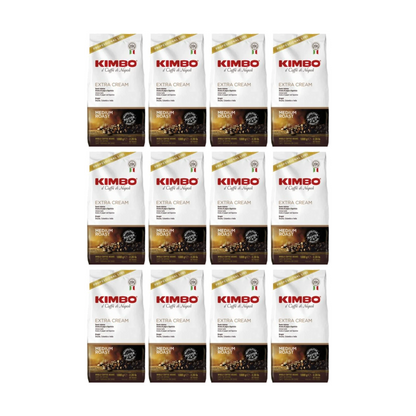 Pack 12 kg Kimbo Extra Cream – 12 sachets de 1 kg