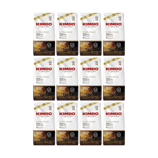 Pack 12 kg Kimbo Extra Cream – 12 sachets de 1 kg
