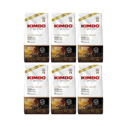 Pack 6 kg Kimbo Extra Cream – 6 sachets de 1 kg