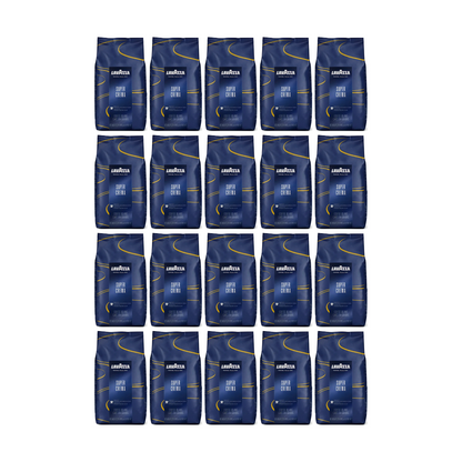 Pack 20 kg Lavazza Super Crema – 20 sachets de 1 kg
