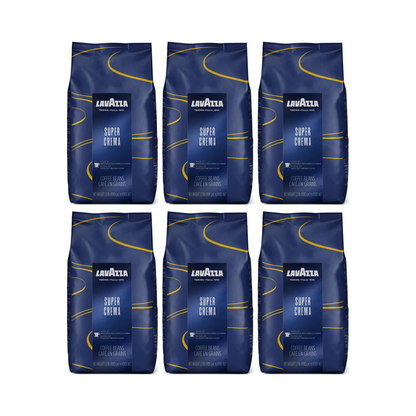 Pack 6 kg Lavazza Super Crema – 6 sachets de 1 kg